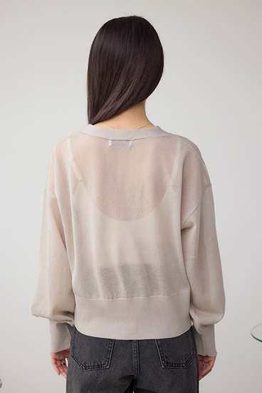 シアードルマンニットカーディガン 詳細画像