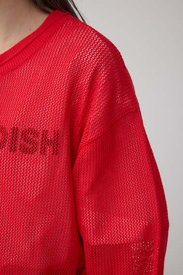 Wジップメッシュニットカーディガン 詳細画像