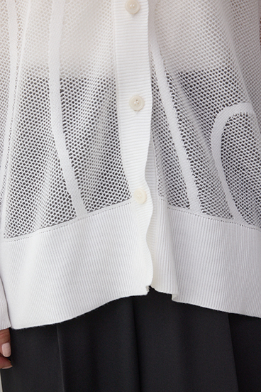 スカシガラニットカーデ 詳細画像