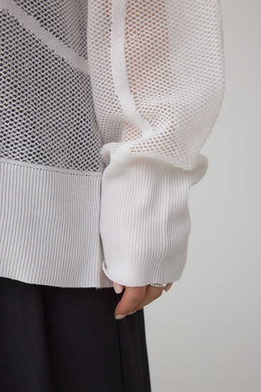 スカシガラニットカーデ 詳細画像