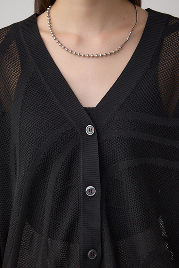 スカシガラニットカーデ 詳細画像