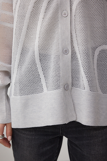スカシガラニットカーデ 詳細画像
