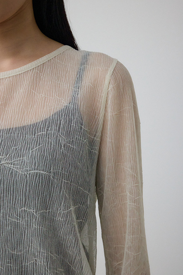 シュリンクチュールトップス 詳細画像