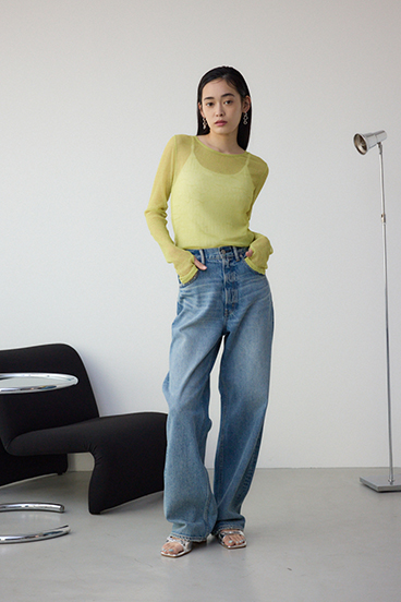 シュリンクチュールトップス 詳細画像