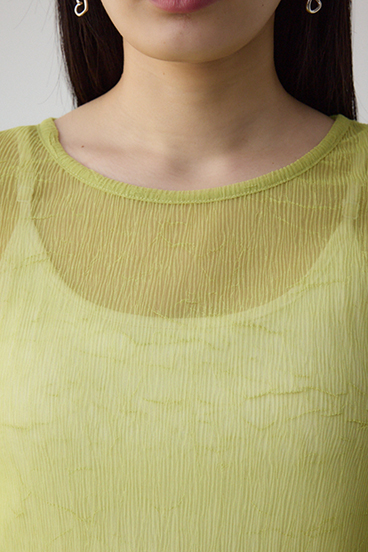 シュリンクチュールトップス 詳細画像