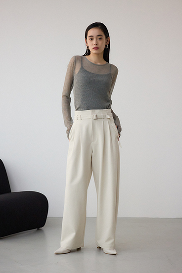 シュリンクチュールトップス 詳細画像