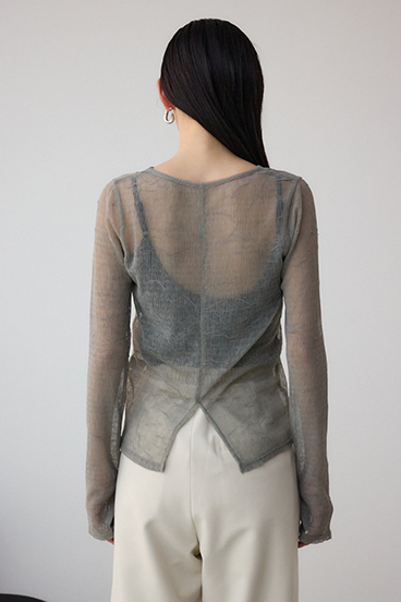 シュリンクチュールトップス 詳細画像