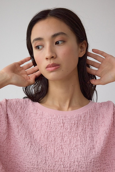 カットジャカードトップス