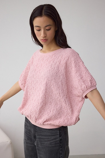 カットジャカードトップス 詳細画像