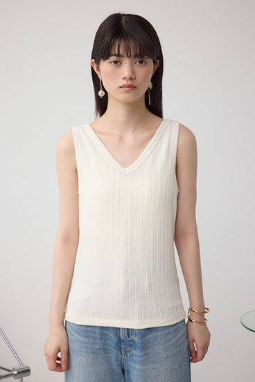 2WAYリブタンクトップ 詳細画像