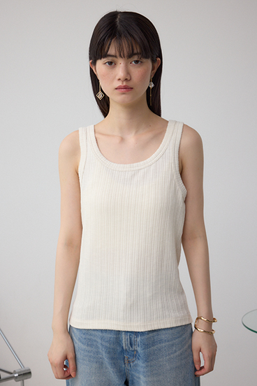 2WAYリブタンクトップ 詳細画像