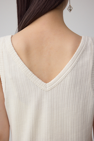 2WAYリブタンクトップ 詳細画像