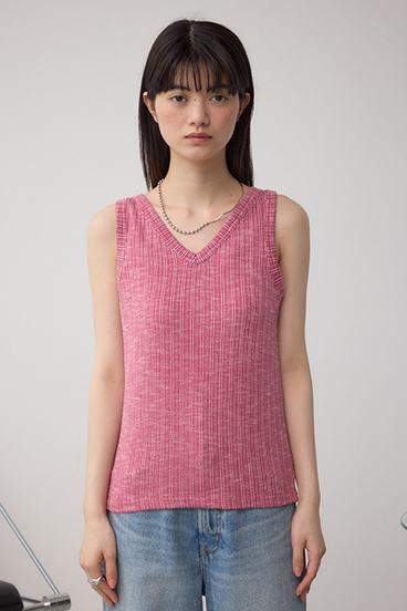 2WAYリブタンクトップ 詳細画像