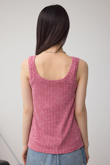 2WAYリブタンクトップ 詳細画像