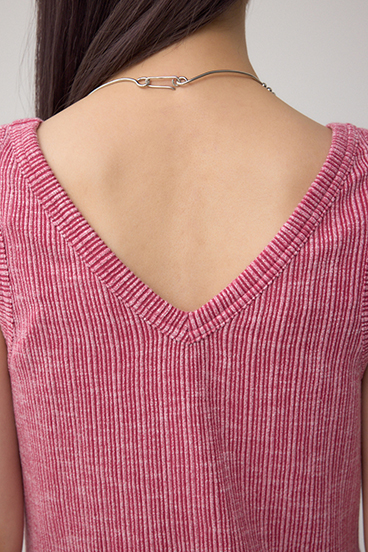 2WAYリブタンクトップ 詳細画像