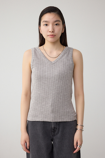 2WAYリブタンクトップ 詳細画像