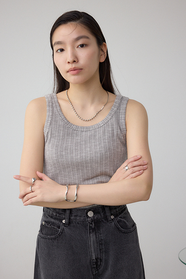 2WAYリブタンクトップ 詳細画像