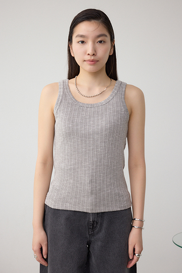 2WAYリブタンクトップ 詳細画像