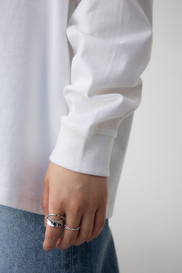 メタリックロゴロングTシャツ 詳細画像