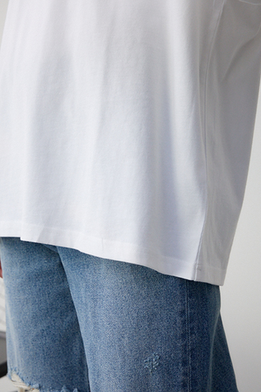 メタリックロゴロングTシャツ 詳細画像