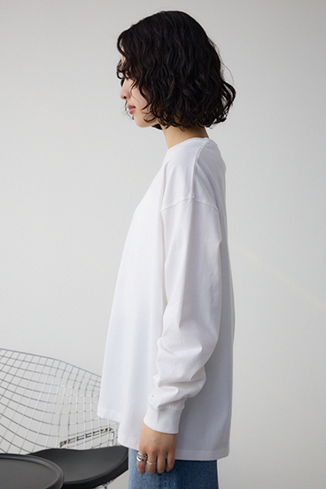 メタリックロゴロングTシャツ 詳細画像