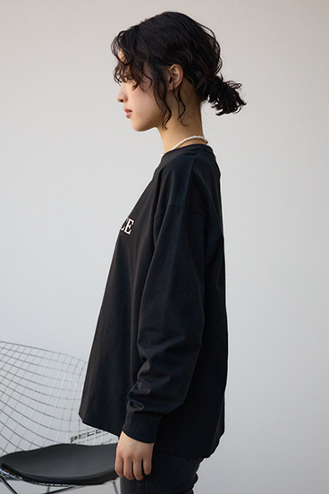メタリックロゴロングTシャツ 詳細画像