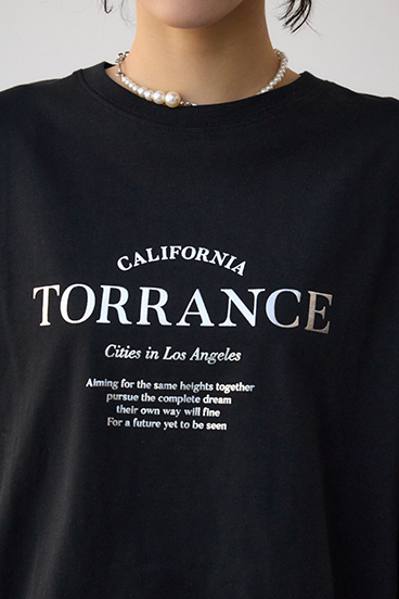 メタリックロゴロングTシャツ 詳細画像