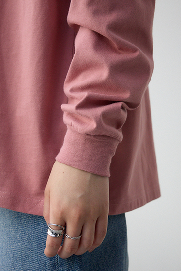 メタリックロゴロングTシャツ 詳細画像