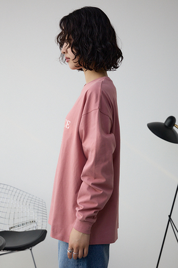 メタリックロゴロングTシャツ 詳細画像