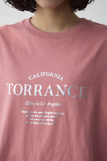 メタリックロゴロングTシャツ 詳細画像