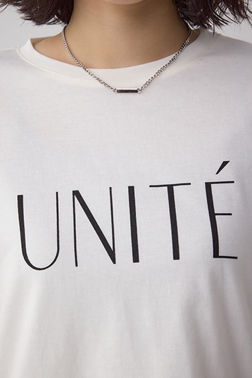 ラッフルスリーブロゴTシャツ 詳細画像