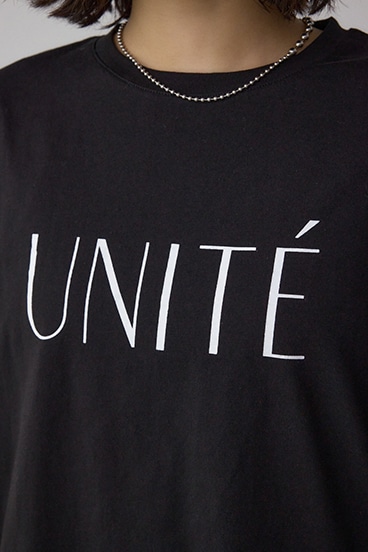 ラッフルスリーブロゴTシャツ 詳細画像