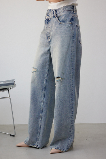 AZUL DENIM ダメージラップデニム