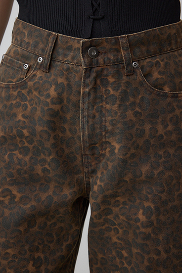 AZUL DENIM J/Wレオパードプリントデニム 詳細画像