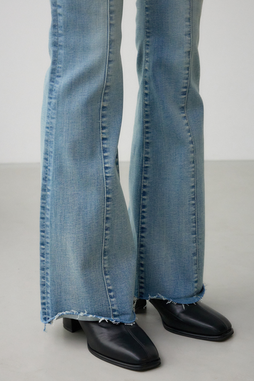 AZUL DENIM ハイウエストボタンフレアデニム 詳細画像 L/BLU 12