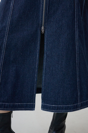 AZUL DENIM ダブルウエストキャミワンピース 詳細画像