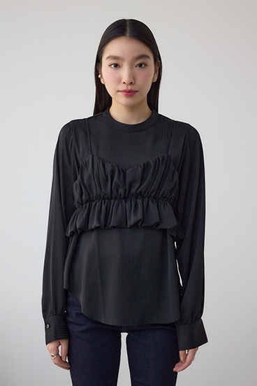 バルーンビスチェレイヤードセットブラウス 詳細画像