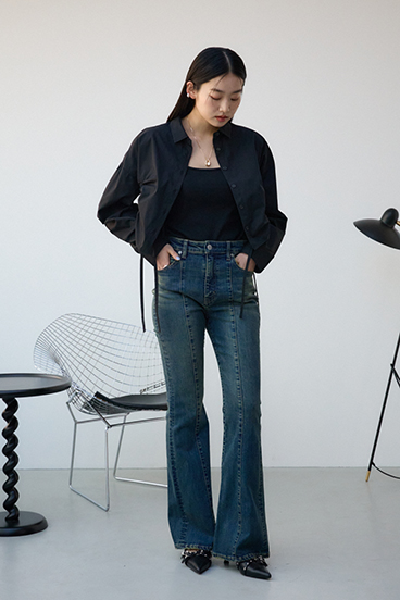 フロントギャザーシャツ 詳細画像