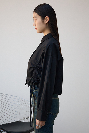 フロントギャザーシャツ 詳細画像