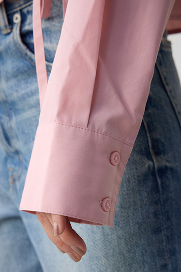 フロントギャザーシャツ 詳細画像