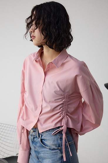 フロントギャザーシャツ 詳細画像