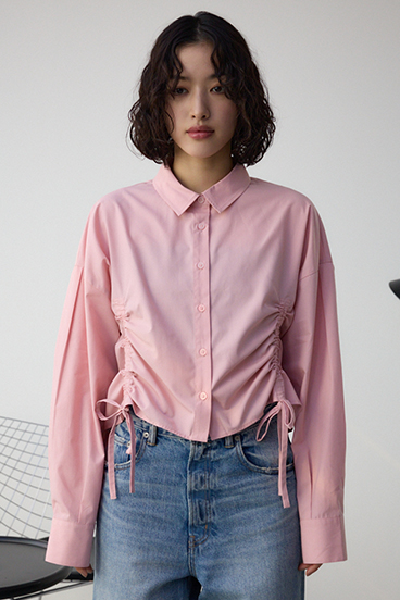 フロントギャザーシャツ 詳細画像