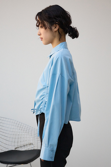 フロントギャザーシャツ 詳細画像