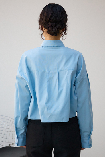 フロントギャザーシャツ 詳細画像