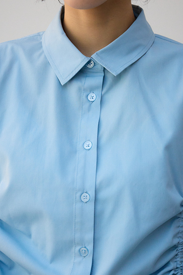 フロントギャザーシャツ 詳細画像