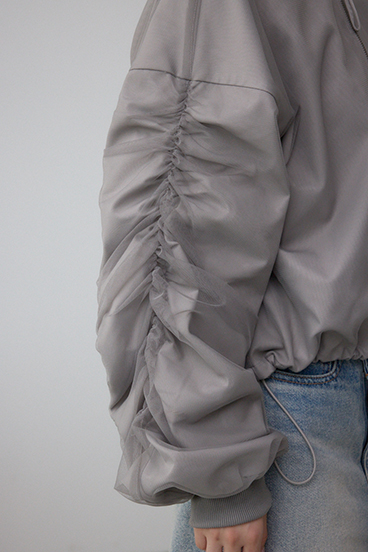 チュールドッキングブルゾン 詳細画像