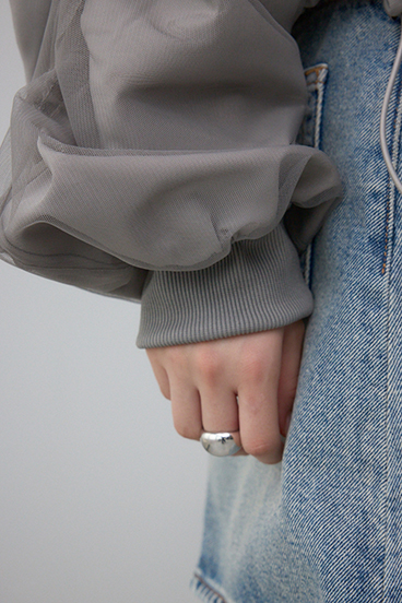 チュールドッキングブルゾン 詳細画像