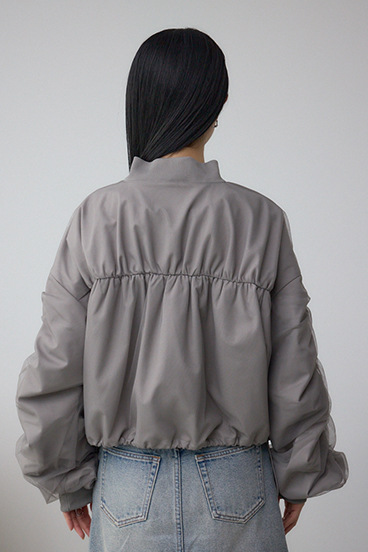 チュールドッキングブルゾン 詳細画像