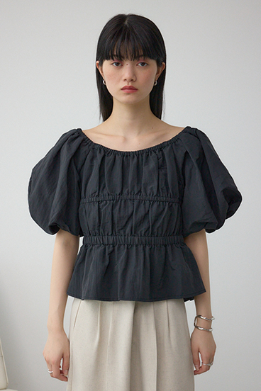 パフショルダー2WAYブラウス 詳細画像