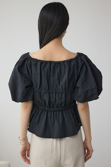 パフショルダー2WAYブラウス 詳細画像